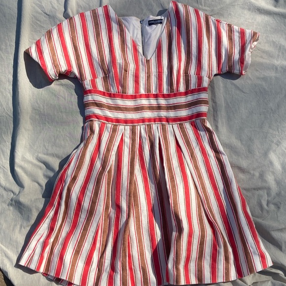 Dolce Gabbana linen dress 44 - Picture 3 of 5